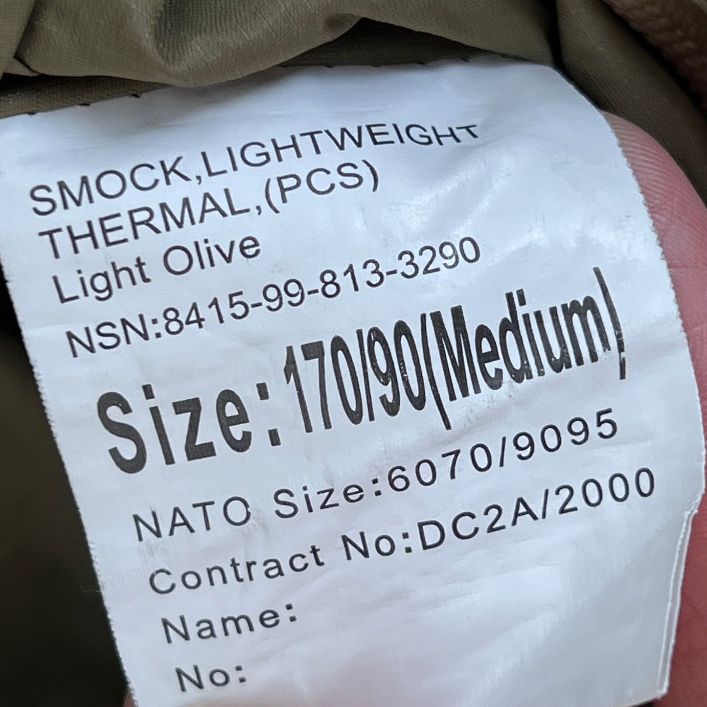 British Army Thermal Buffalo Pullover Smock - Medium