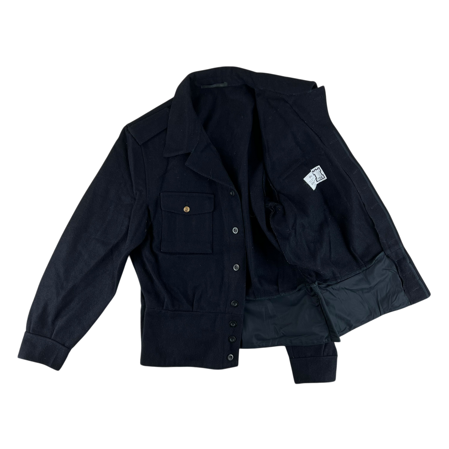 Finnish Navy M65 Wool Ike Jacket - Large