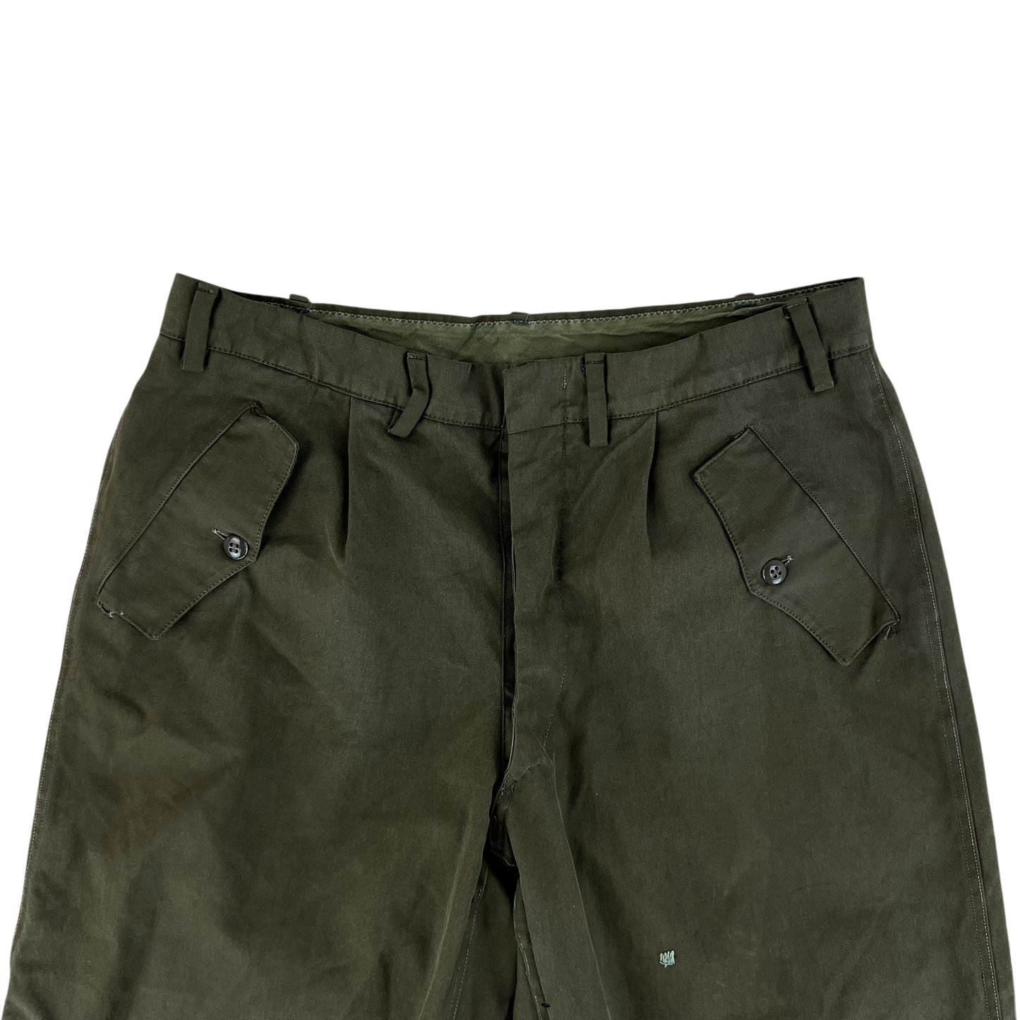 Italian Army Olive Drab Roma 75 Shorts - W33