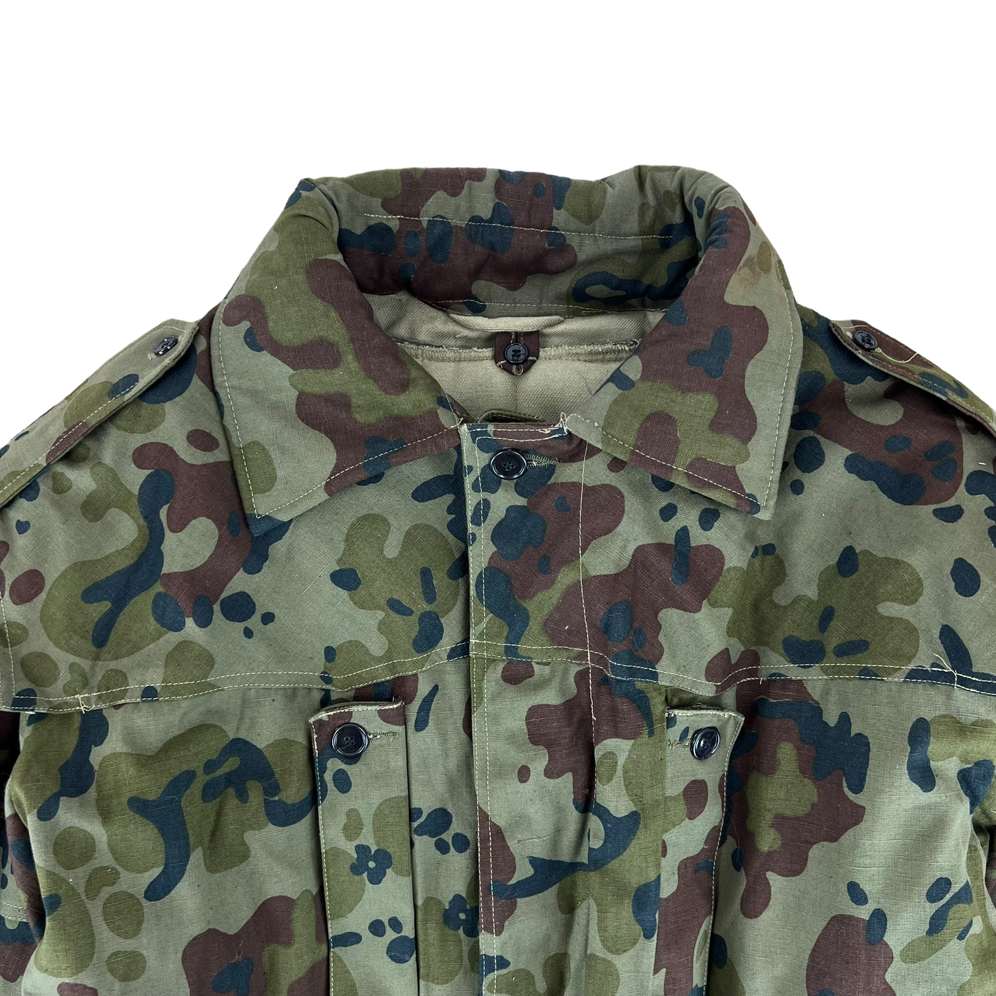 Romanian Army M1994 Fleck Leaf Camouflage Parka w/ Winter Liner - Medium