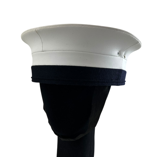 British Royal Navy Sailor's "Pork Pie" Hat - Large 59cm