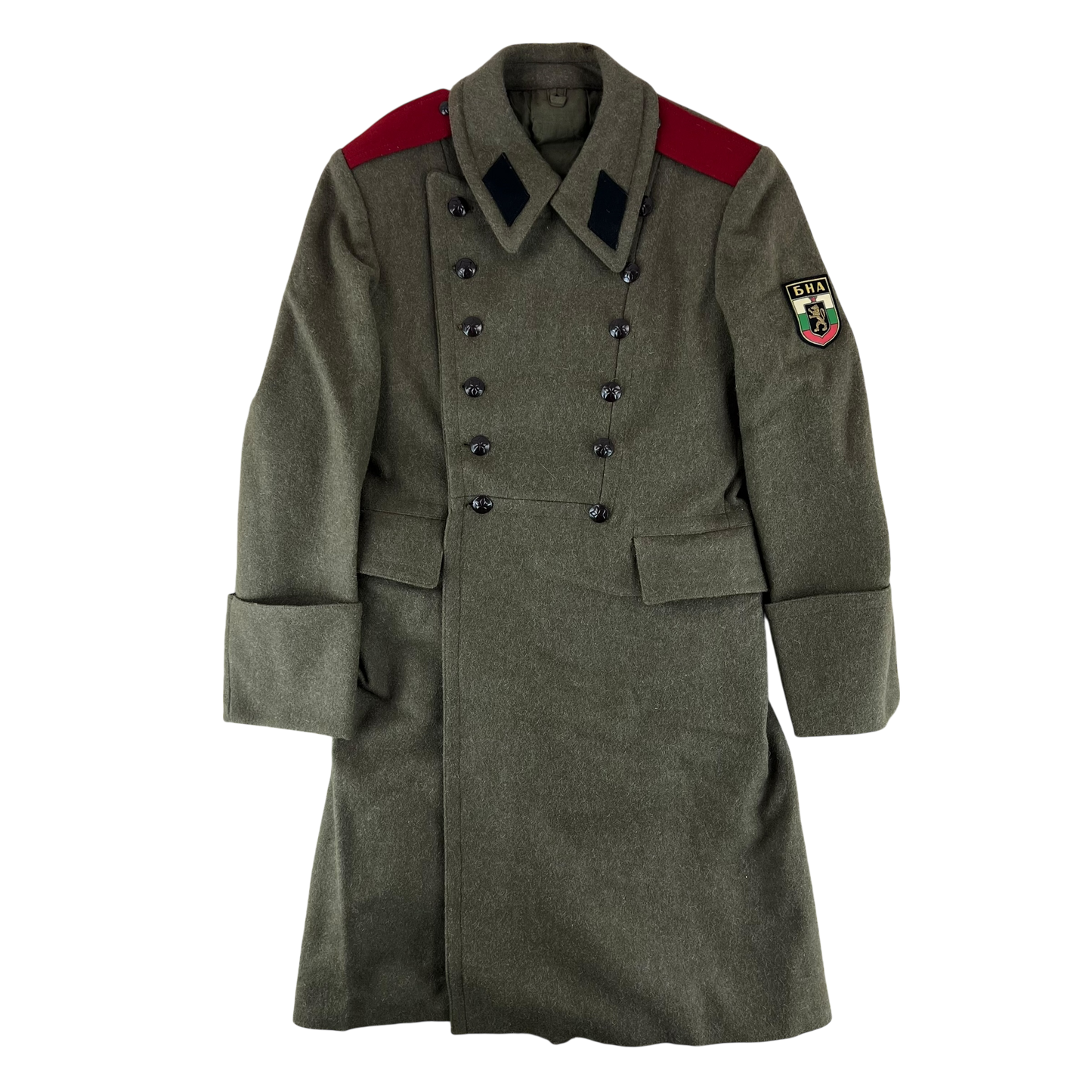 Bulgarian People's Army Khaki Wool Greatcoat - Small