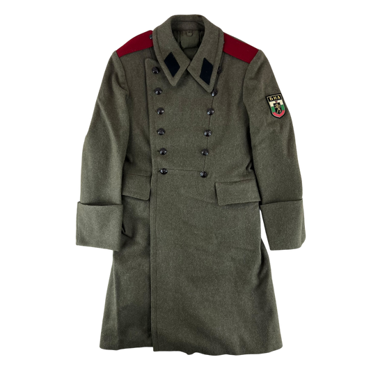 Bulgarian People's Army Khaki Wool Greatcoat - Small