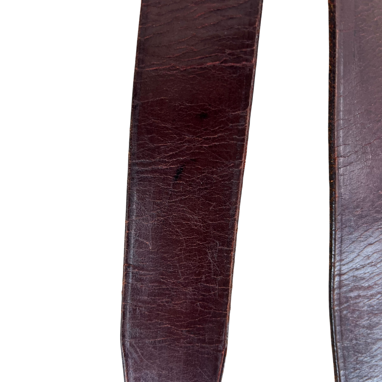 British Army Oxblood Leather Sam Browne Belt Shoulder Strap - L37