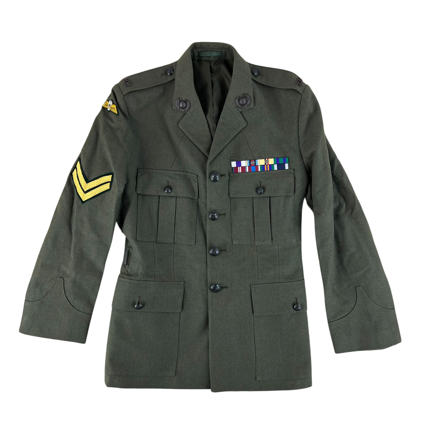 British Royal Navy Royal Marines Lovat No. 5 Dress Jacket - Medium