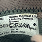British Army HAIX Brown Combat Boots - Women's Size 4W