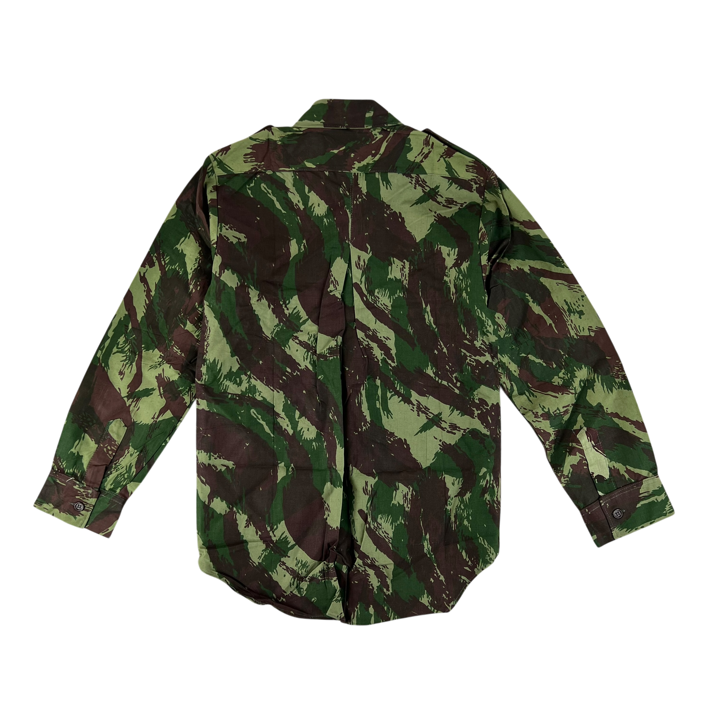 Portuguese Army M63 Lizard Camouflage Long Sleeve Shirt - Small