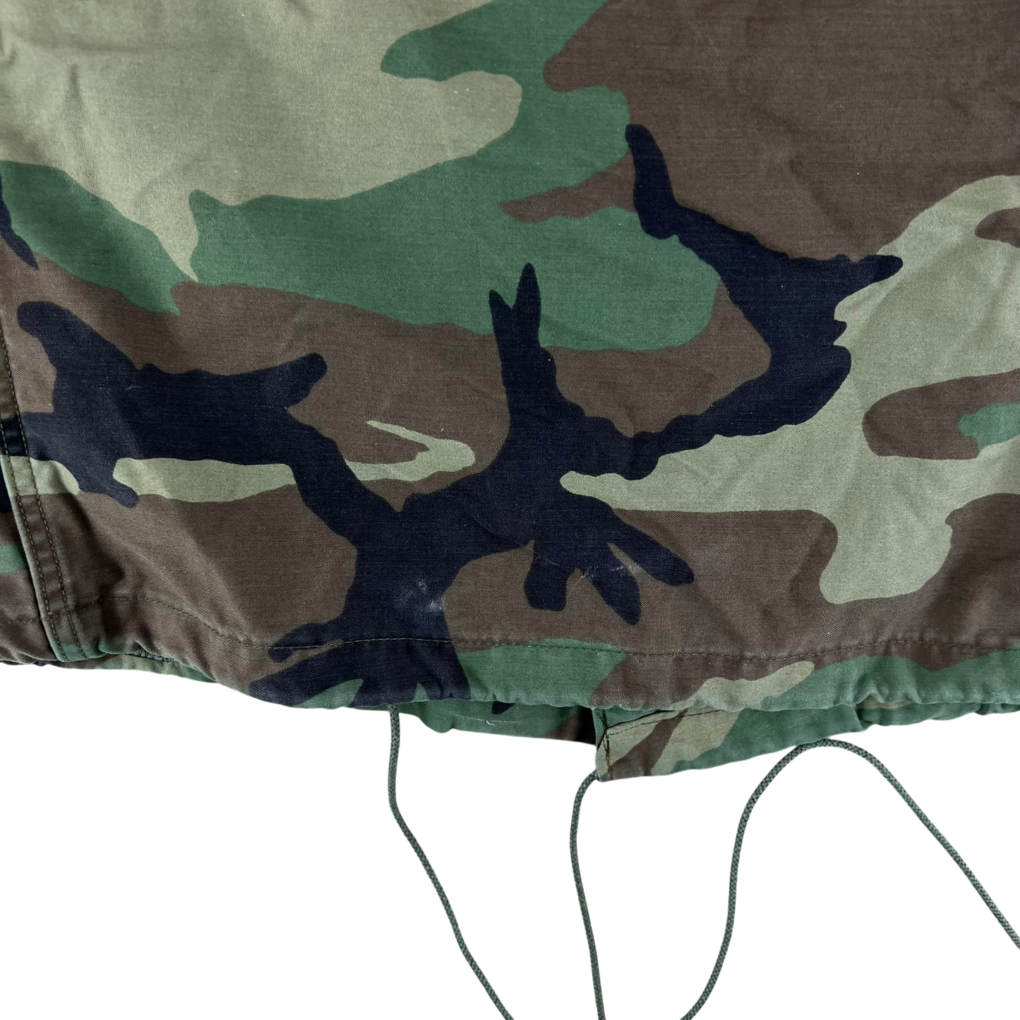 US Army M81 Woodland Camo M65 Cold Weather Field Coat - Small