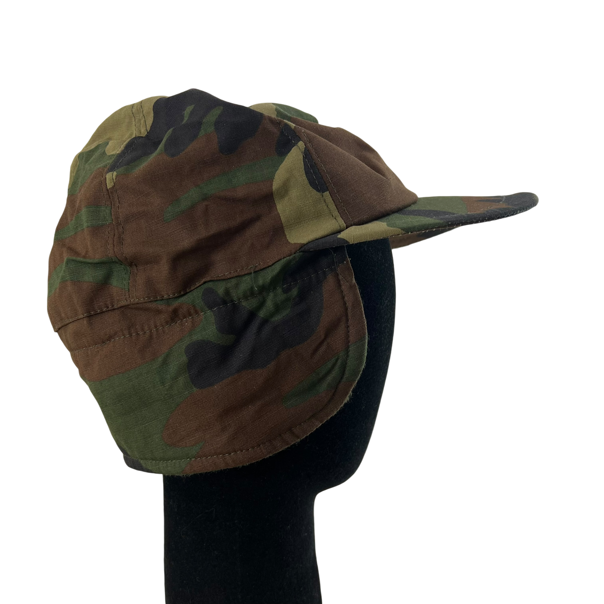 Turkish Army M81 Woodland Camouflage Ripstop Cold Weather Cap - All Sizes