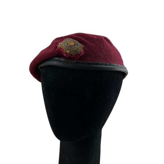 British Army Beret w/ Patch - Royal Logistics Corps - Small / Medium
