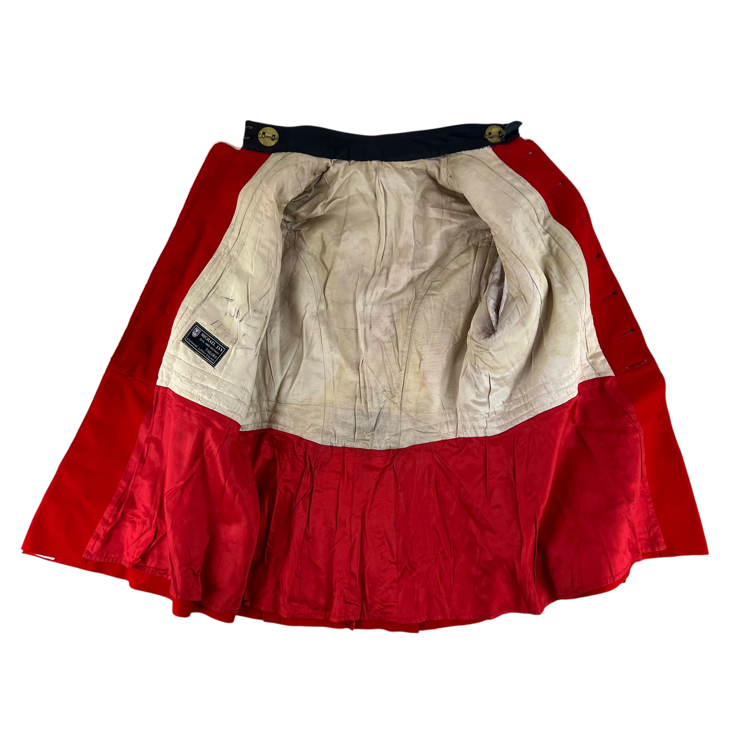 British Army Red Tunic Jacket - Queen's Division Minden Band - Large