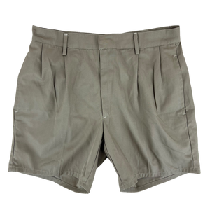 Italian Army Vintage Stone Chino Shorts - W32 L16