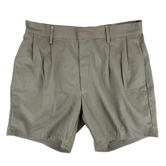 Italian Army Vintage Stone Chino Shorts - W32 L16