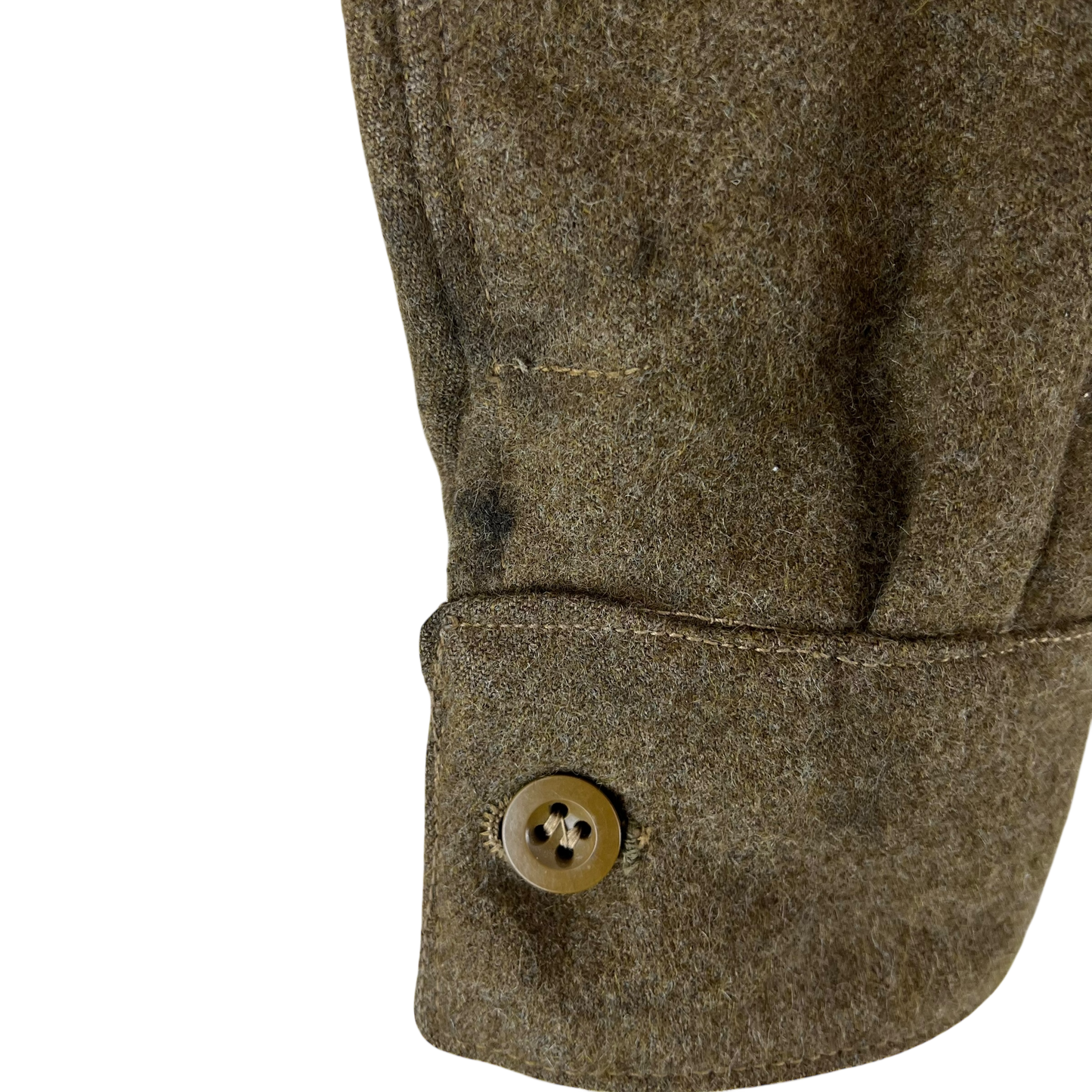 British Army 50s Khaki Ike 1949 Pattern Battle Dress Jacket - RASC - Small SIZE 4