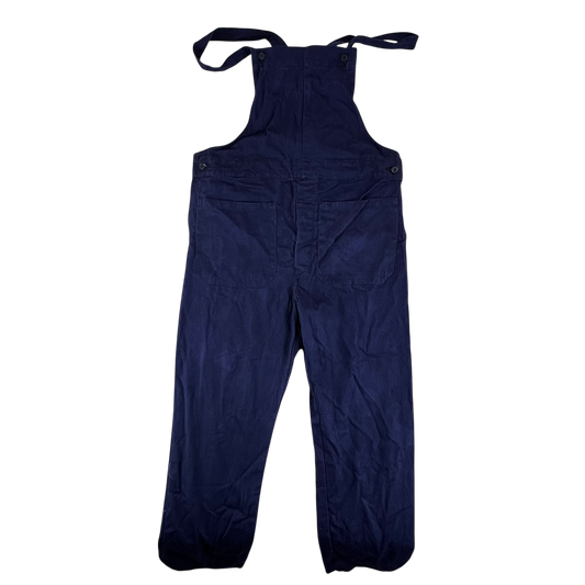 British Royal Navy 50s Salopettes Bibbed Dungarees - W39 L31.5