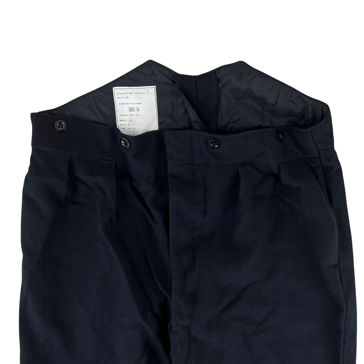 British Army No. 1 Dress Trousers Blue O.R. All Ranks - W37 L32