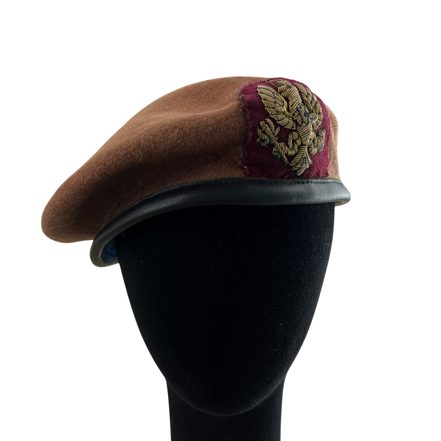 British Army Beret w/ Patch - King's Royal Hussars - Medium