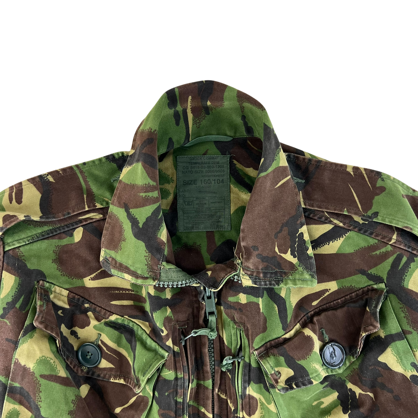 British Army 84 Pattern Woodland DPM Camo Combat Smock - Large 160/104
