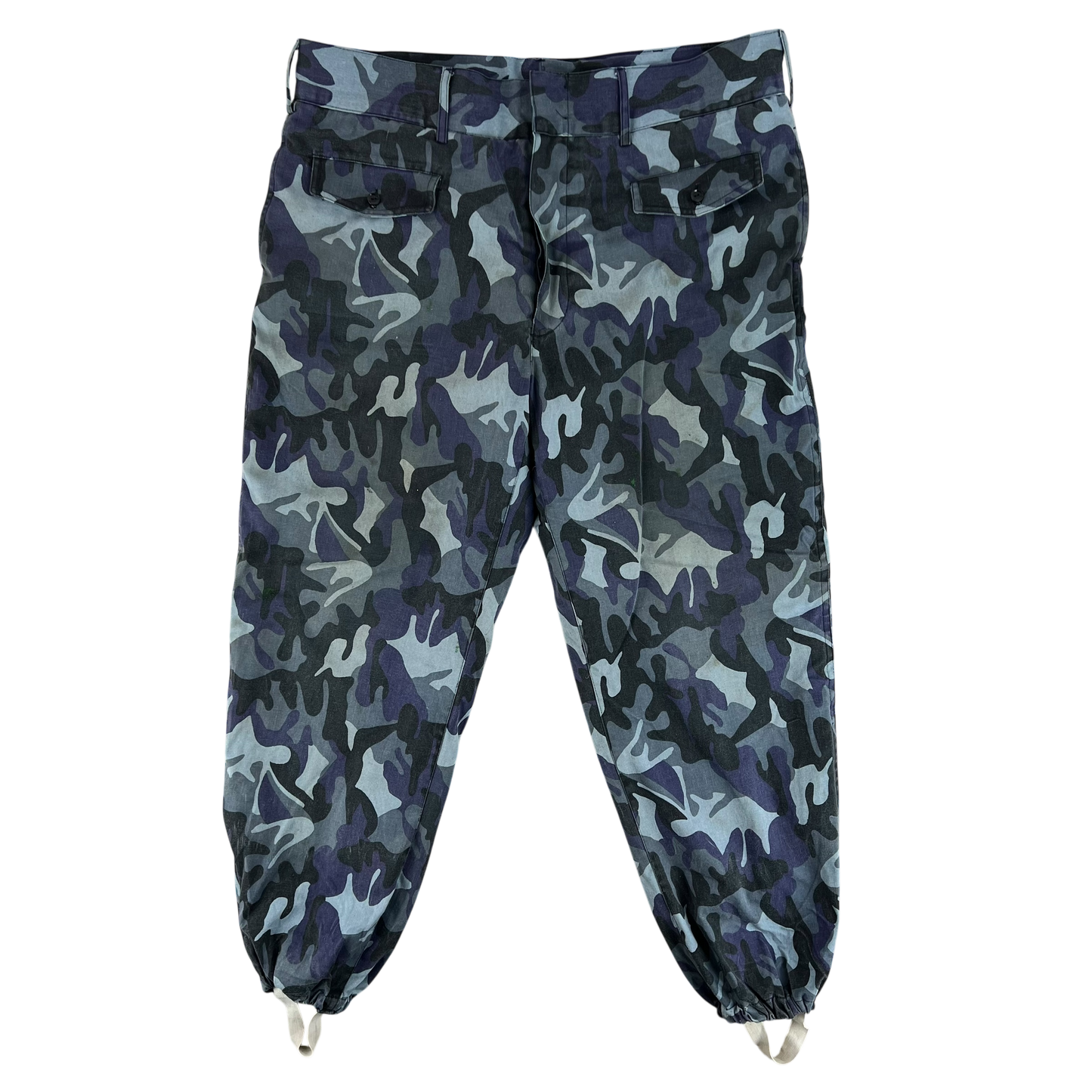Romanian Army / Police M1990 Blue Leaf Camouflage Thermal Trousers - W42 L30.5