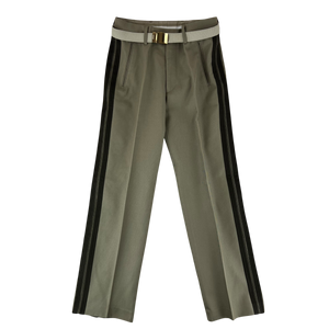 French Army Piped Dress Trousers - W30 L32.5