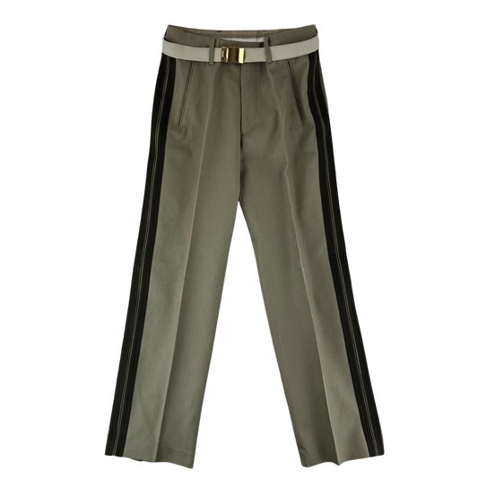 French Army Piped Dress Trousers - W30 L32.5