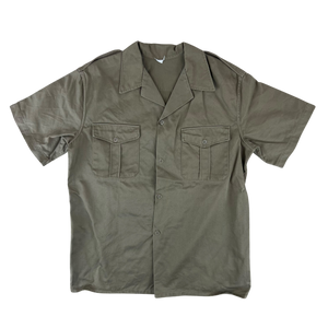 Greek Army M65 Khaki Shirt Short Sleeve - Medium