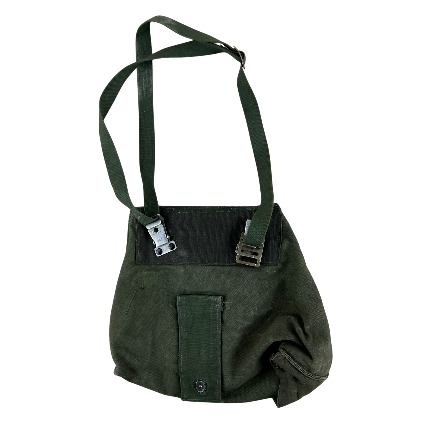 Swedish Army M51 Bag Gas Mask Haversack Olive Green Canvas