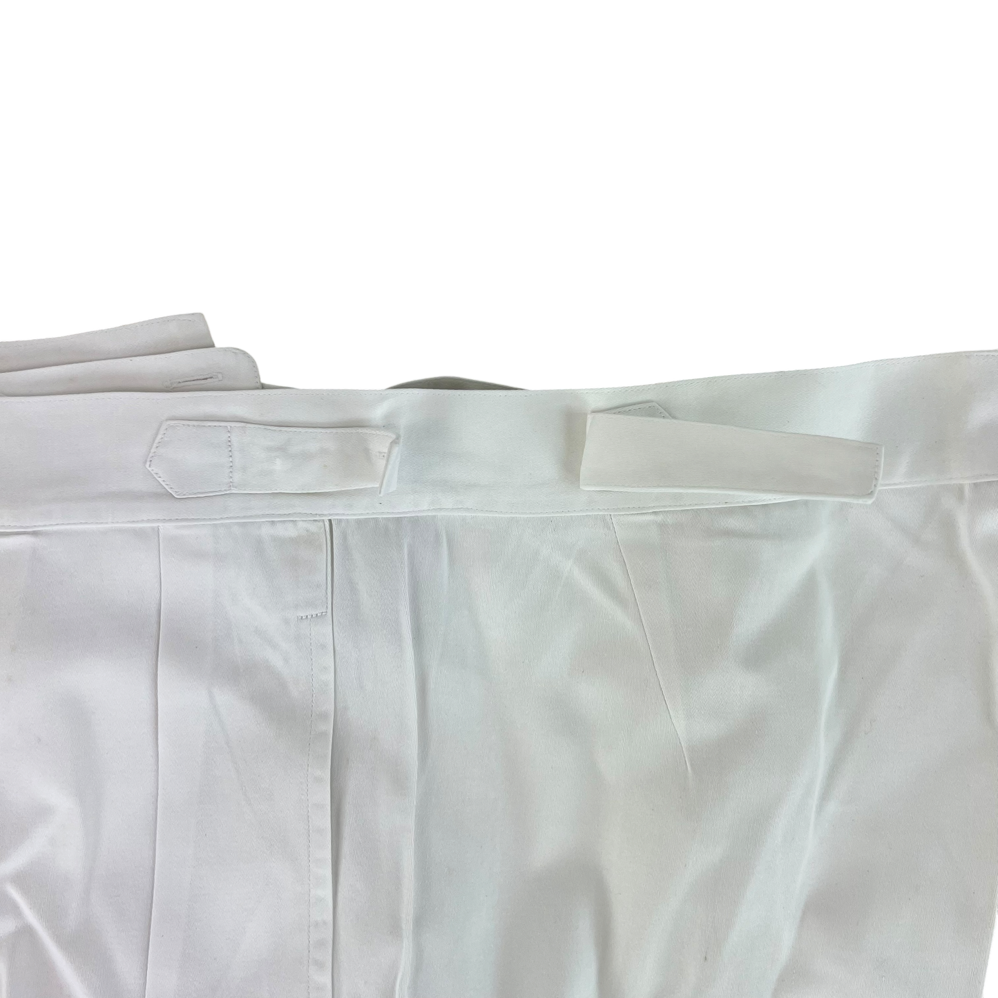 British Merchant Navy 50s Tropical White Trousers - W34 L29