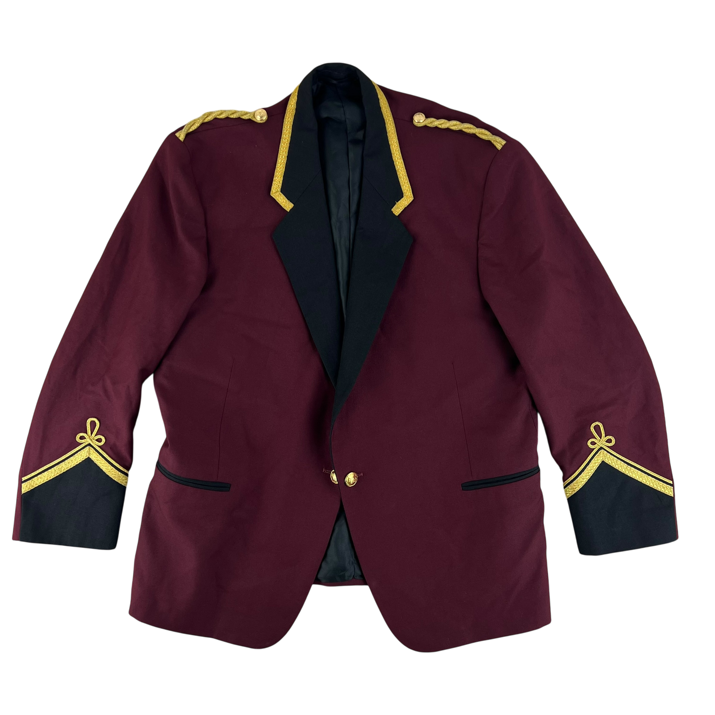 British Army Musician's Burgundy Performance Jacket - Large