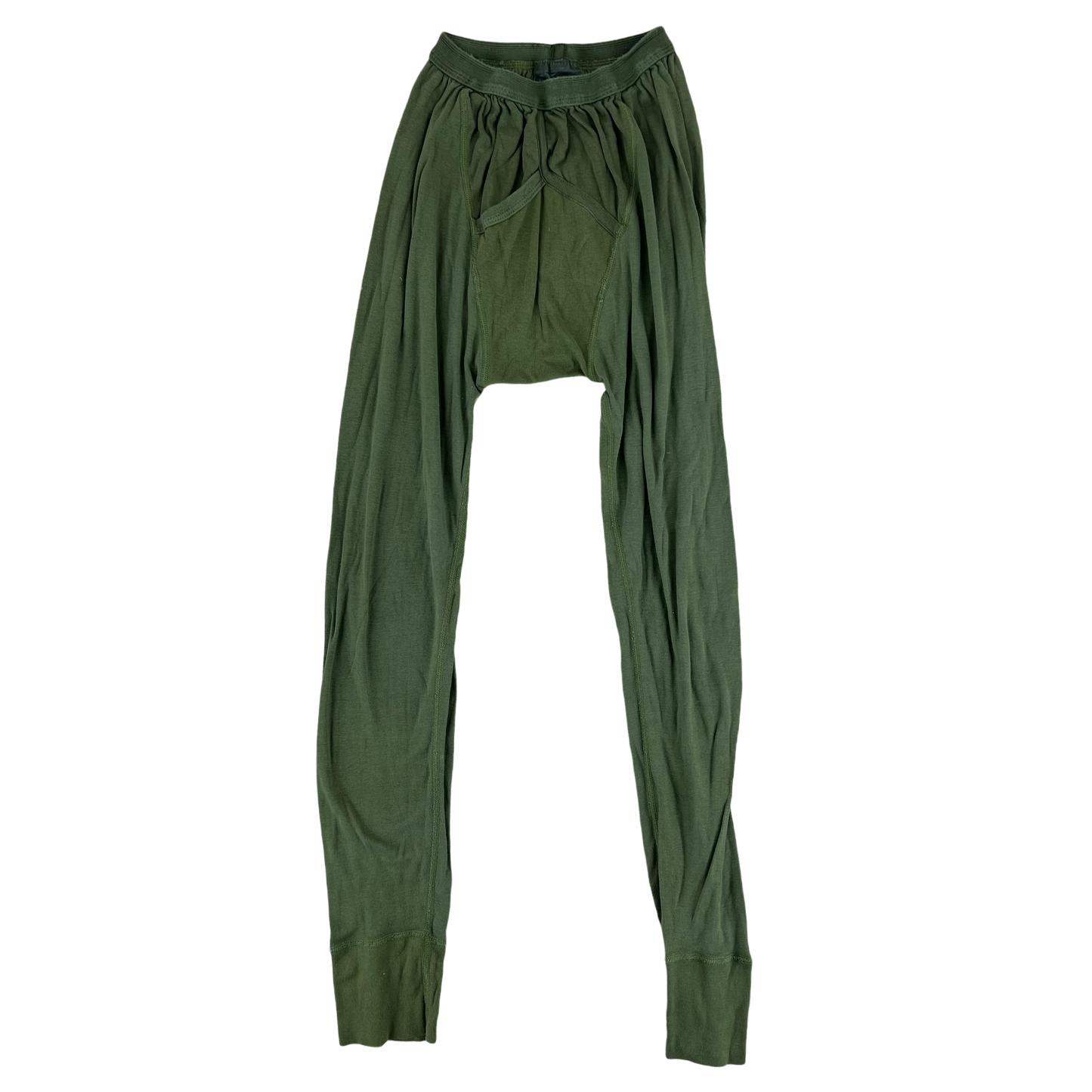 British Army Long Johns 80s Thermal Olive Green - W32