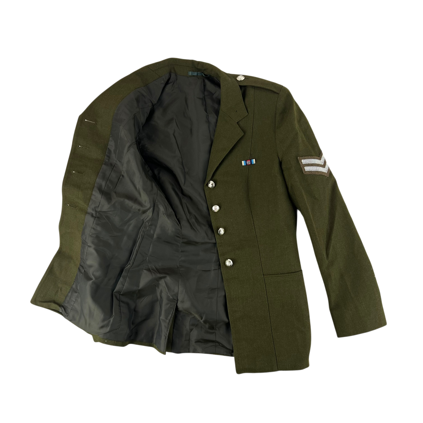 British Army Women's No. 2 Olive Green Dress Jacket - Intelligence Corps - Small 162/84