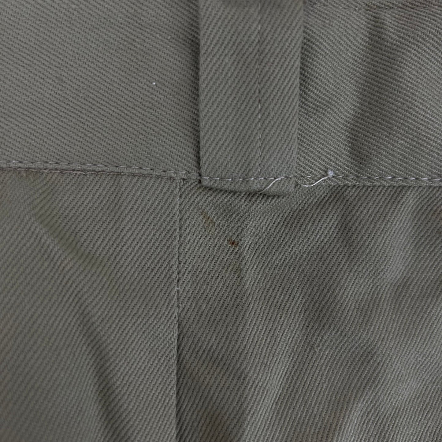 French Army 50s Beige Dress Trousers - W35 L30.5