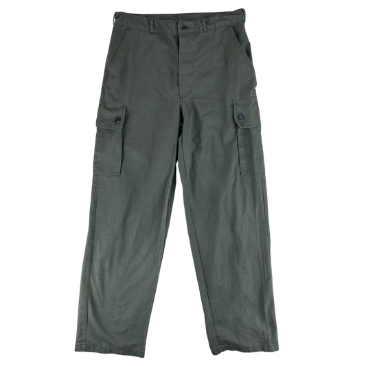 Dutch Air Force 80s Grey Utility Trousers - W34 L33.5