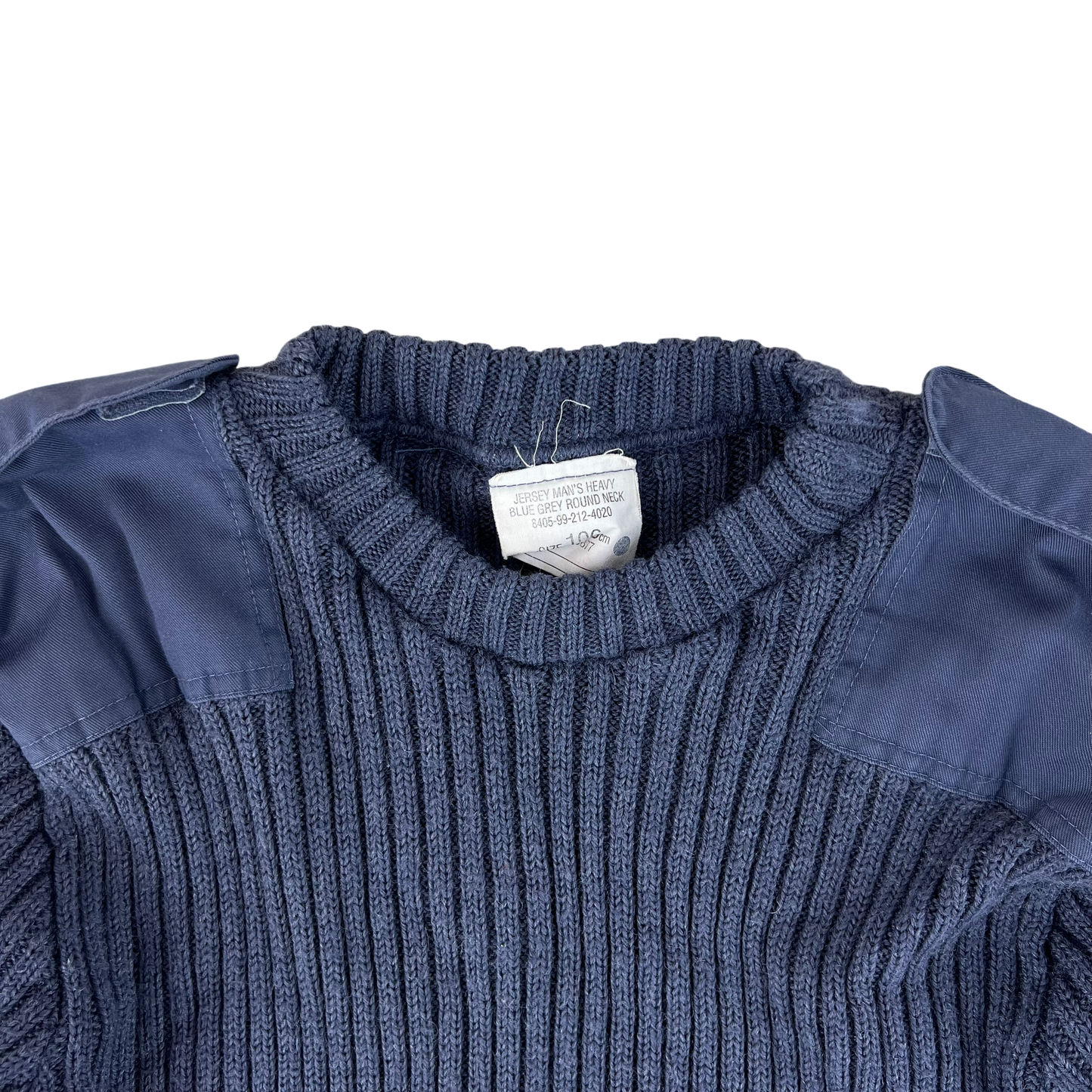 British RAF Wool V Neck Pullover Jersey Jumper - Large 106cm