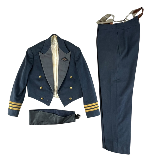 British RAF No. 5 Mess Dress Uniform - Jacket, Trousers, Cummerbund - Medium