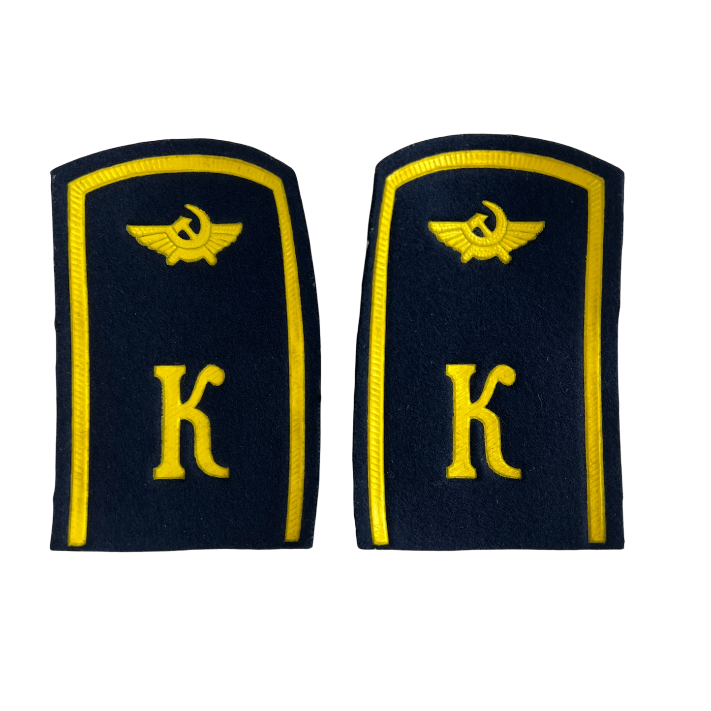 Soviet Air Force Aeroflot Pair of Cadet's Shoulder Boards