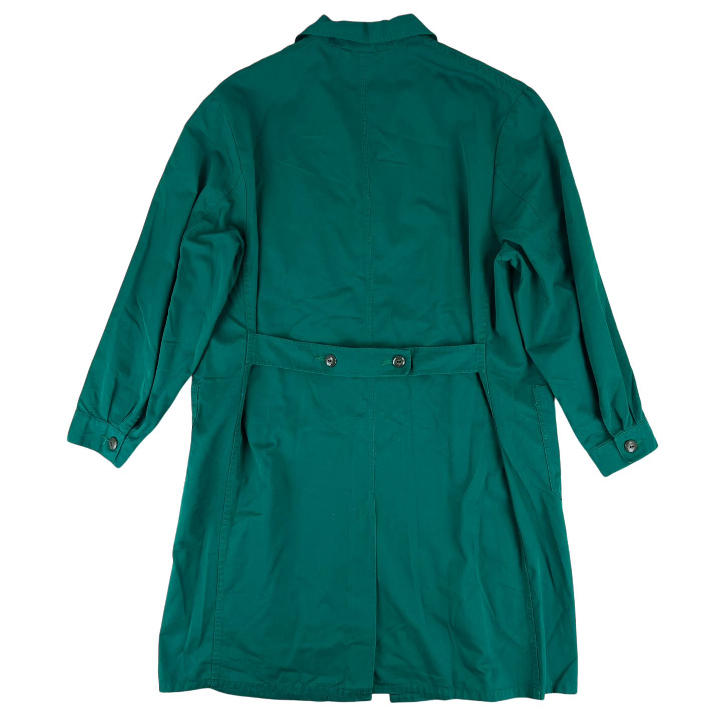 Austrian Army Green Blue Chore Coat - Large