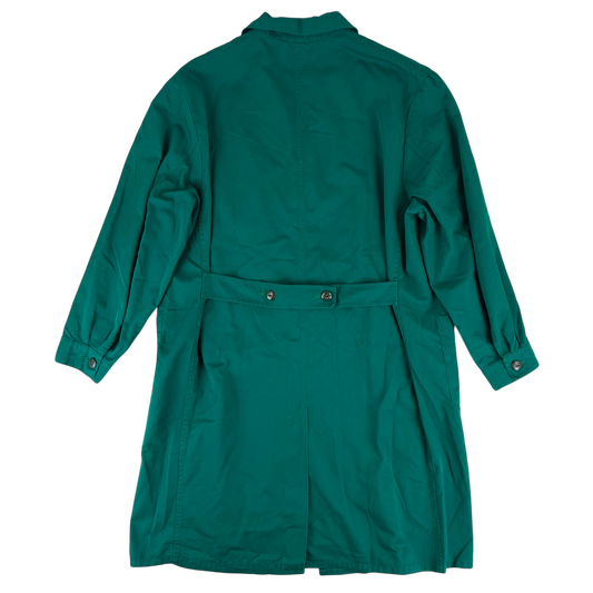 Austrian Army Green Blue Chore Coat - Large