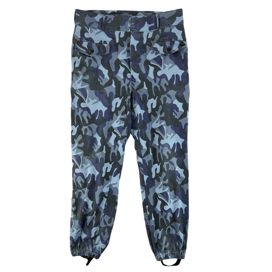 Romanian Army / Police M1990 Blue Leaf Camouflage Trousers - W36 L31