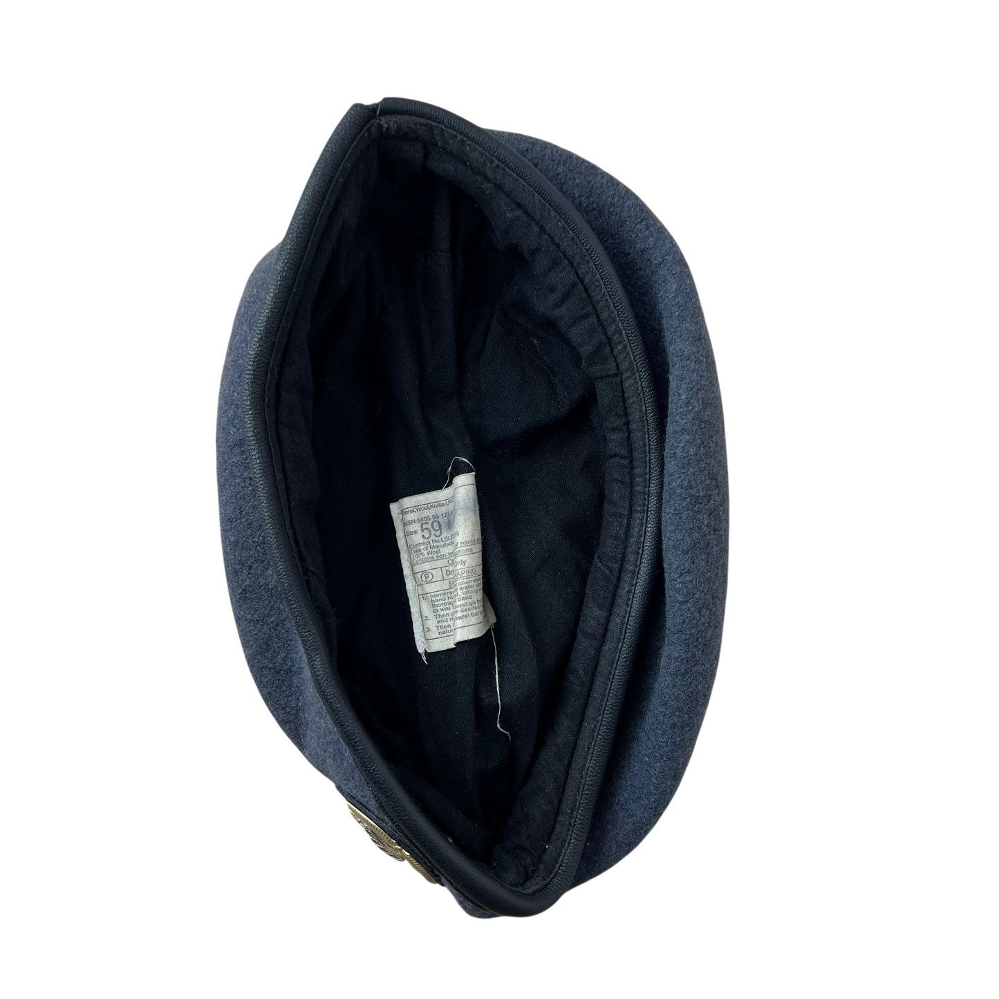British RAF Beret w/ Officer's Badge - Large