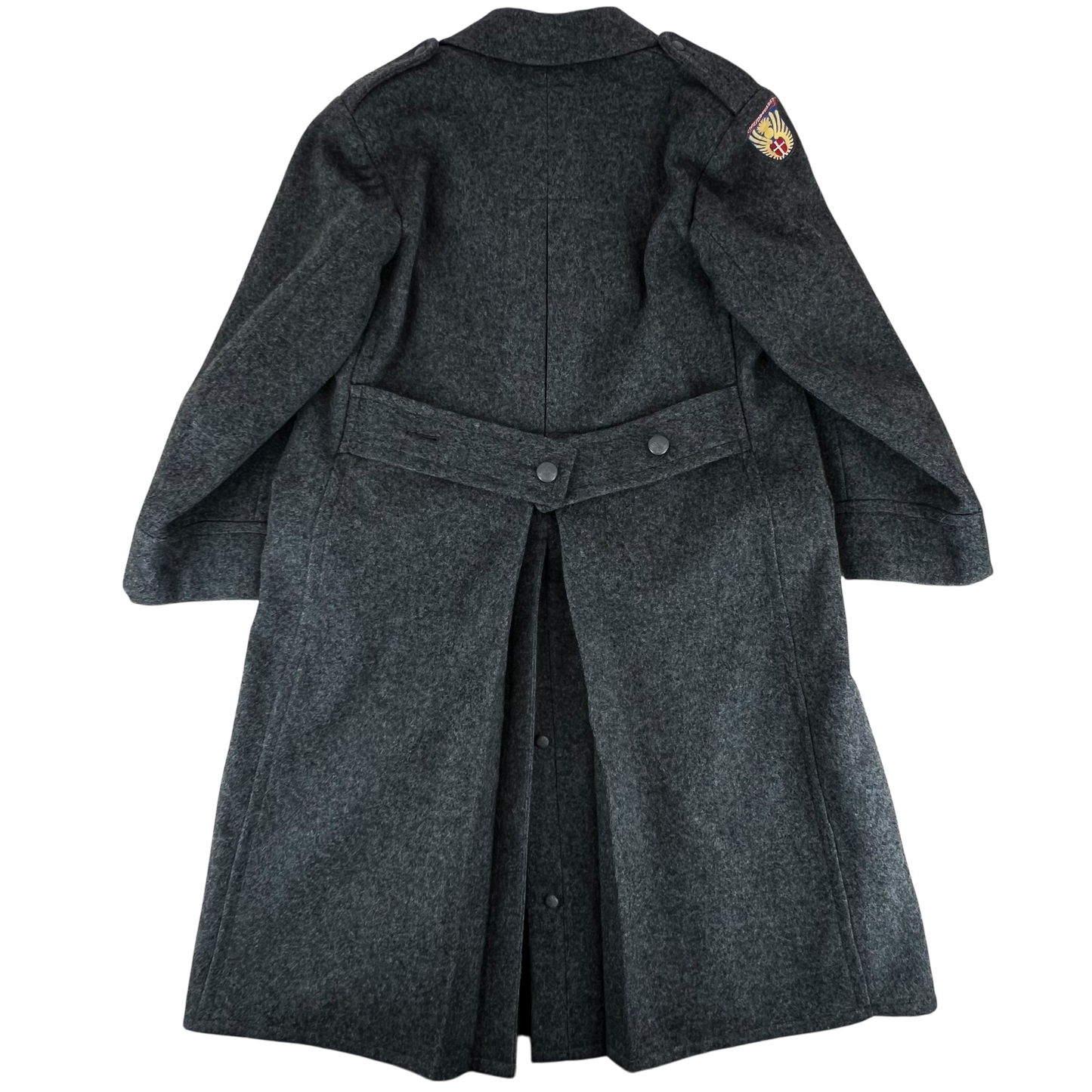 Danish Civil Defence 1950's Greatcoat - Large 112cm