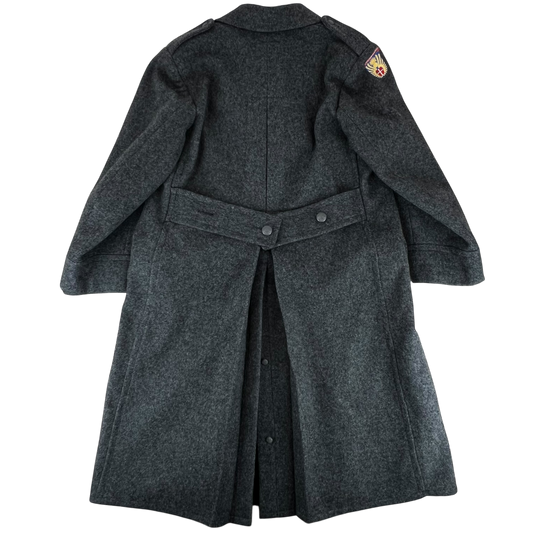 Danish Civil Defence 1950's Greatcoat - Large 112cm