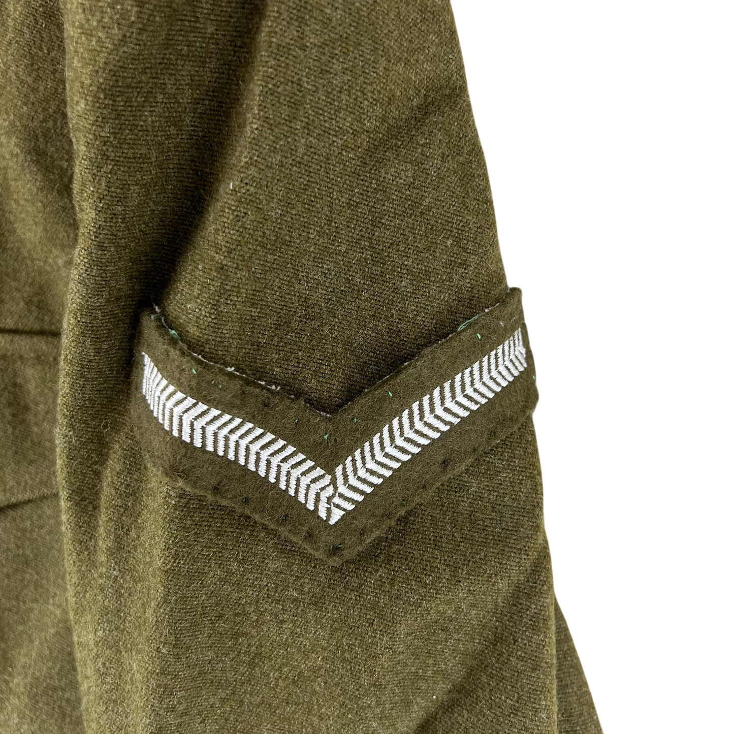 British Army Old Pattern No. 2 Olive Green Dress Jacket - Royal Signals - Small SIZE 21