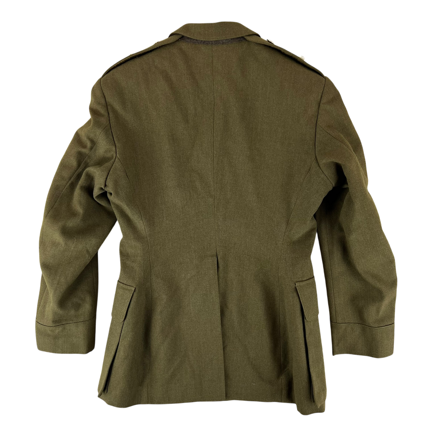 British Army 60s Moss Bros. No. 2 Olive Green Dress Jacket - RLC - Medium