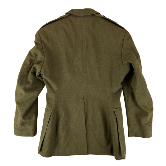 British Army 60s Moss Bros. No. 2 Olive Green Dress Jacket - RLC - Medium