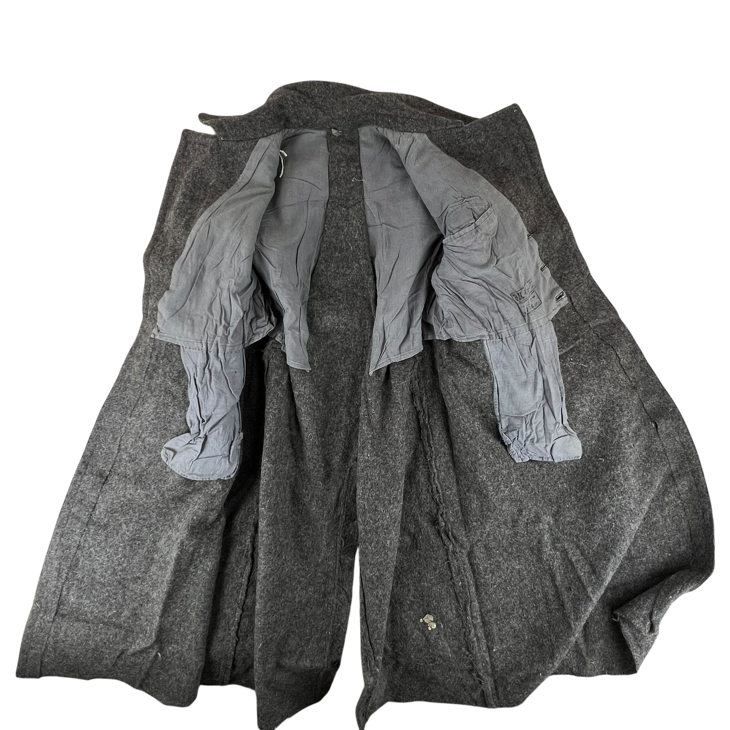 Bulgarian People's Army 50s Grey Wool Greatcoat - Medium