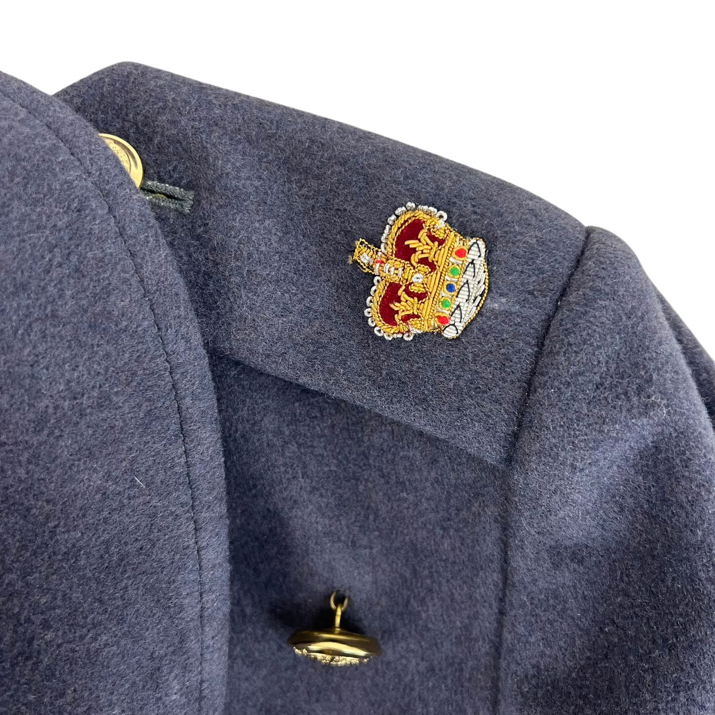 British Army Officer's Double Breasted Wool Greatcoat - Welsh Guards - Medium