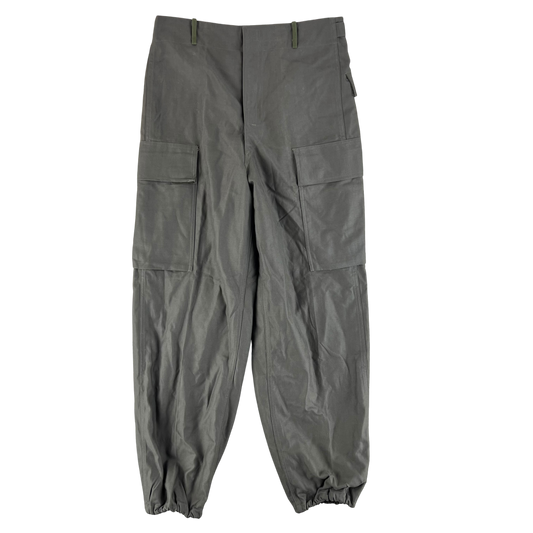 Dutch Air Force 80s Grey Combat Trousers - W31 L29