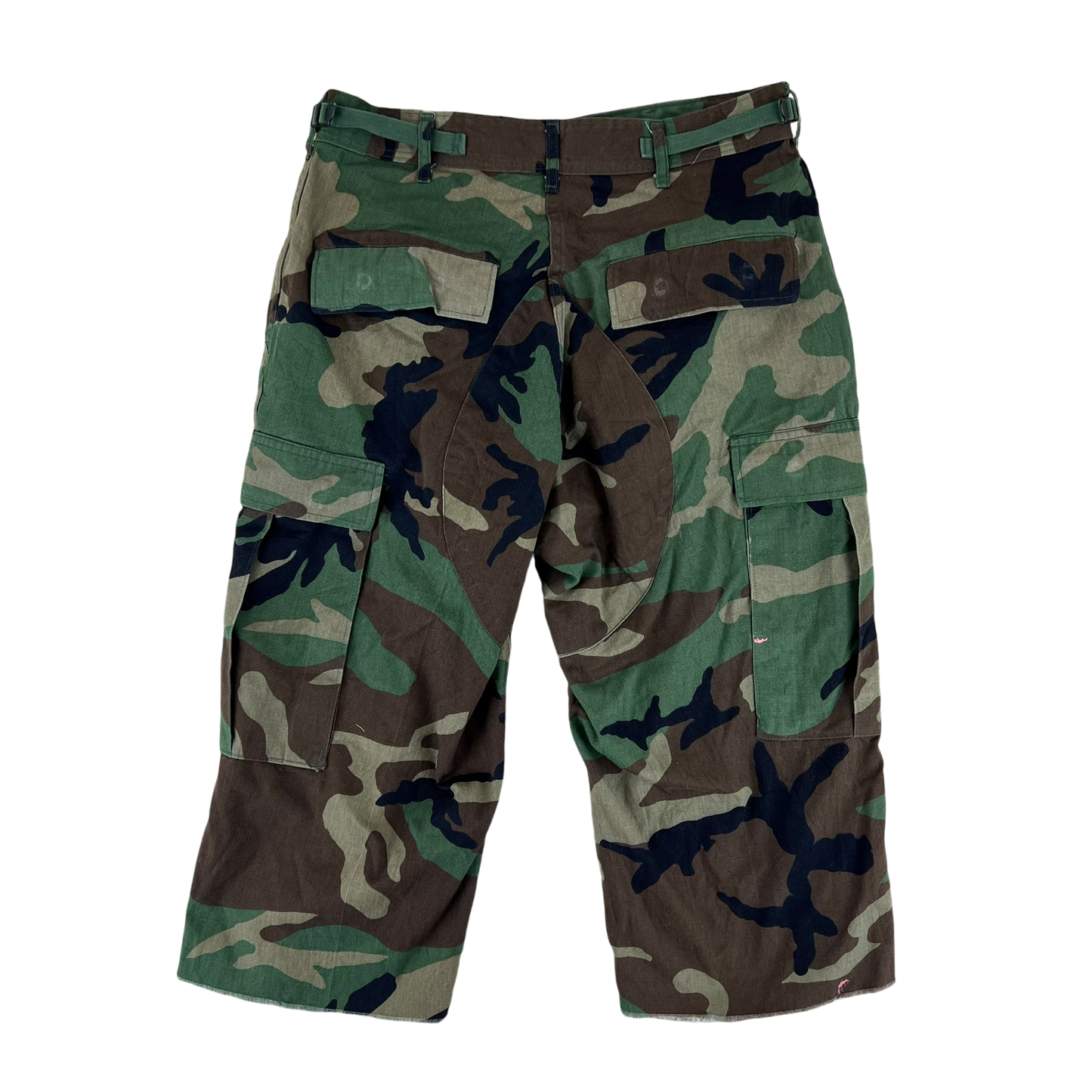 US Army Vintage M81 Woodland Camo Field Made Shorts - W32