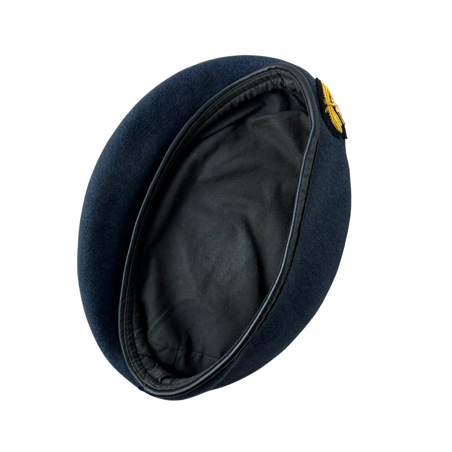 British RAF Beret w/ Officer's Badge - Large